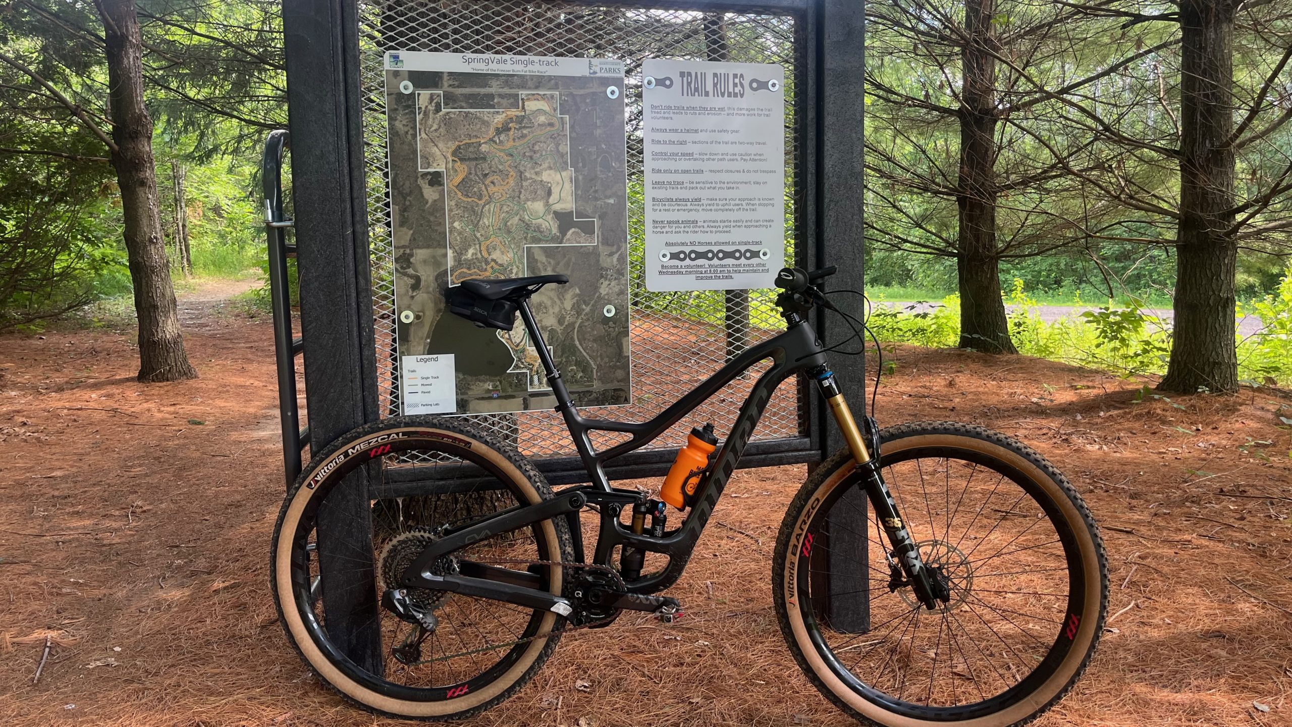 Springvale County Park Mountain Bike Trails